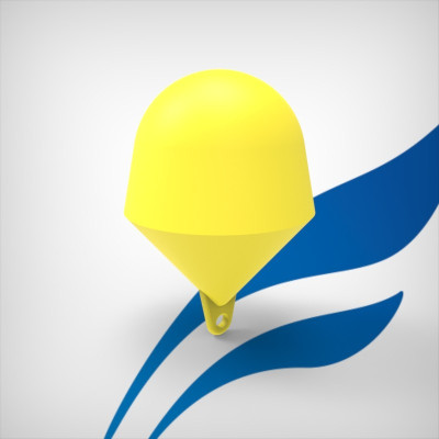Spherical marker buoy - foamed