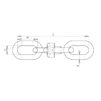 Swivel Forerunners Coaltared for ND16 mm chain