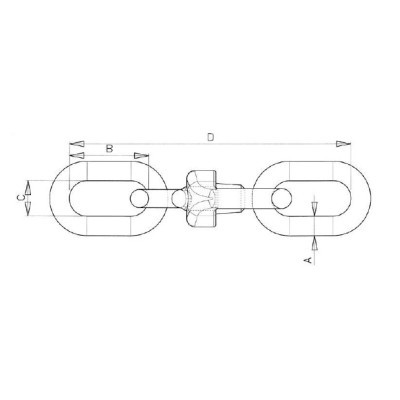 Swivel Forerunners Coaltared for ND16 mm chain